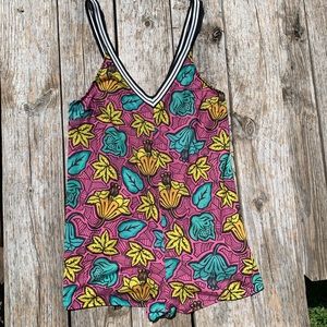 Zara one piece colorful romper